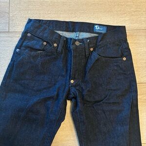 NEW White Oak Cone Denim Women’s S Gene Dark Wash Made USA Straight Jean Size 26